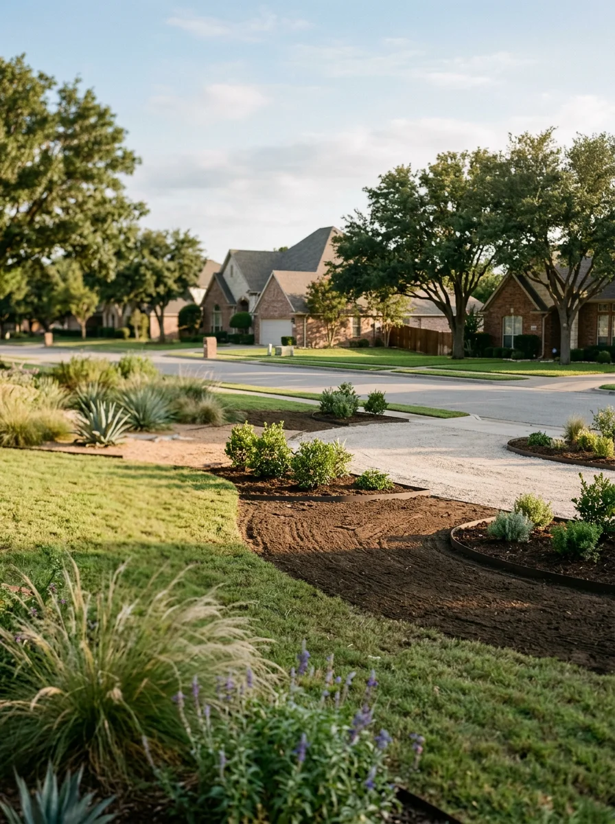 Modern Weatherford residential property with updated exterior and professional landscaping.